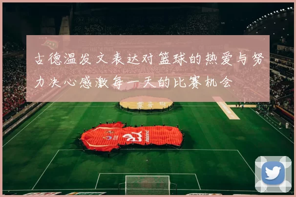 古德温发文表达对篮球的热爱与努力决心感激每一天的比赛机会