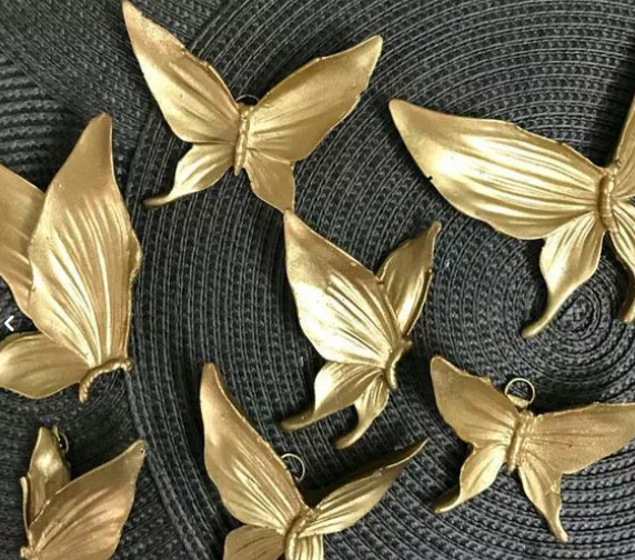 پروانه طلایی دیوارکوب دکوری
