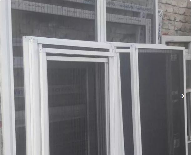 پنجره دو جداره UPVC و توری