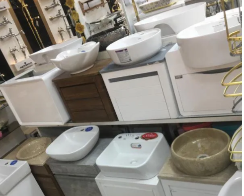 روشویی کابینتی دیواری کلاسیک شیرالات