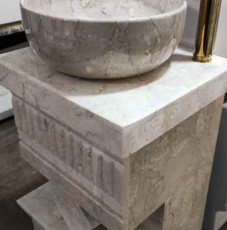 روشویی سنگی با سنگ کوارتز